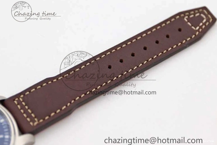 MIROTIME 0724 Mark XVIII IW327010 SS M+F 1:1 Best Edition Blue Dial on Brown Leather Strap A Resilient 7051